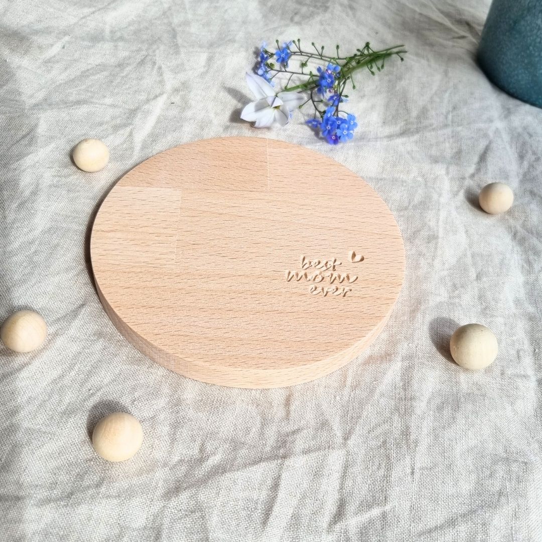 Untersetzer aus Holz BEST MOM EVER