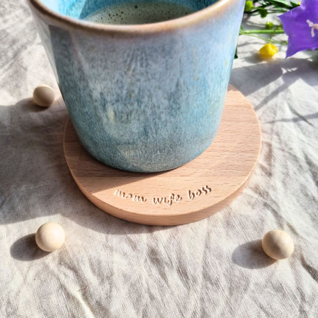Untersetzer aus Holz | momwifeboss