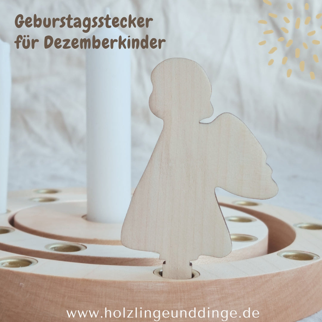 Geburtstagsstecker Motivstecker für den Holzlinge Geburtstagsring