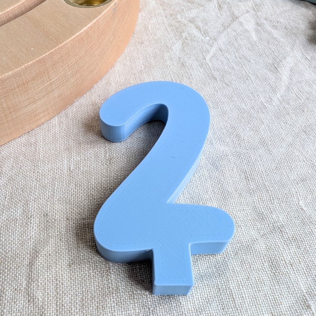 Zubehör: Zahlenstecker (Set) aus Pastellfarben – 0 bis 9 + extra 1