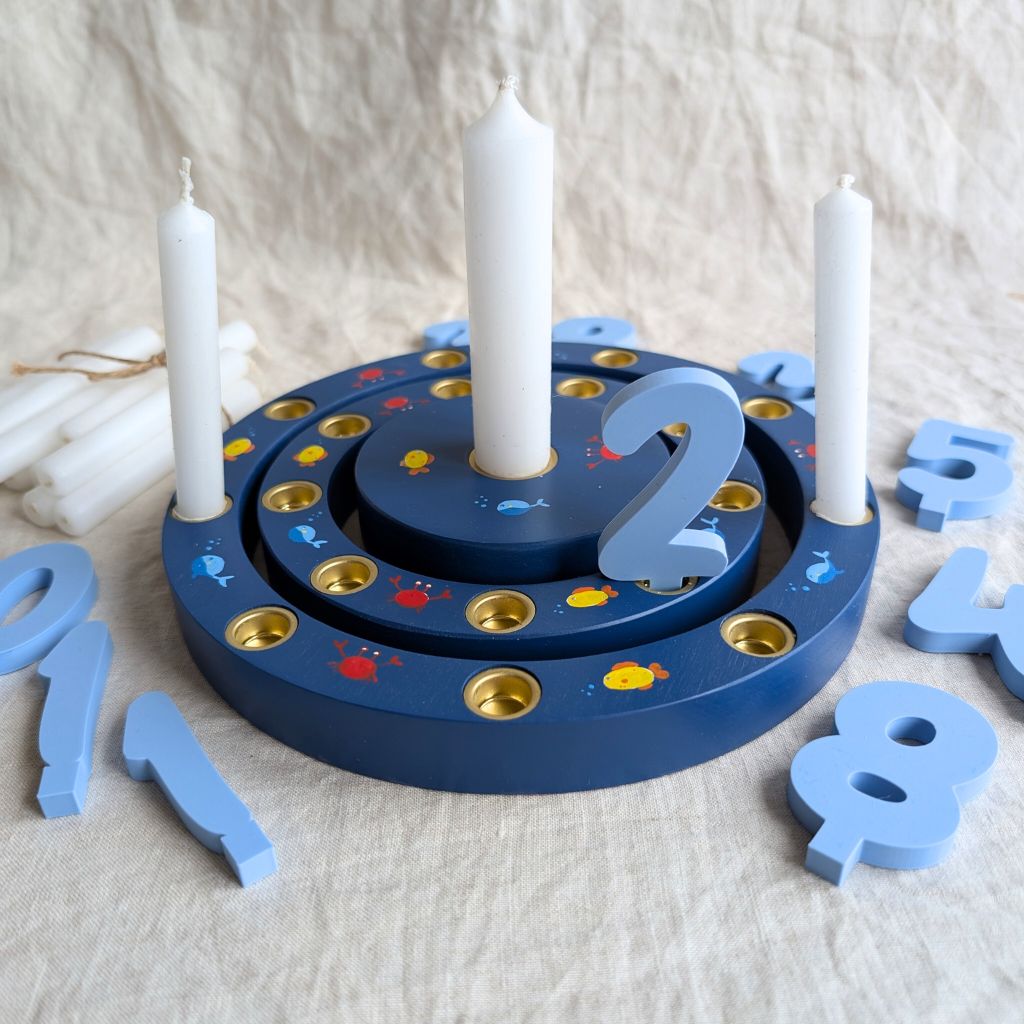 Zubehör: Zahlenstecker (Set) aus Pastellfarben – 0 bis 9 + extra 1