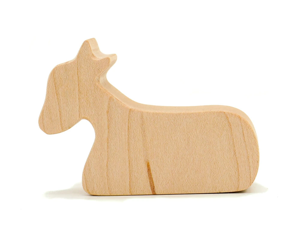 Holzlinge Holzfigur: Krippenfigur Ziege