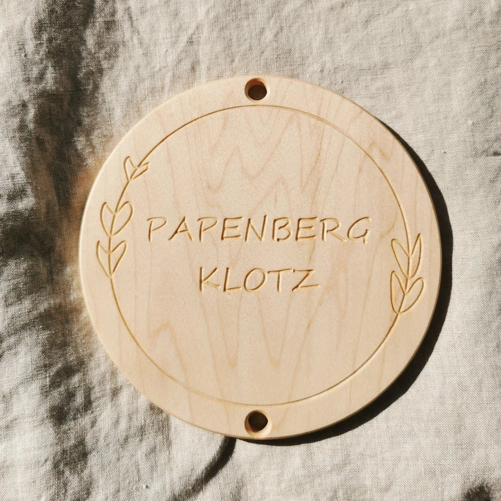 Holzlinge Türschild Herzen