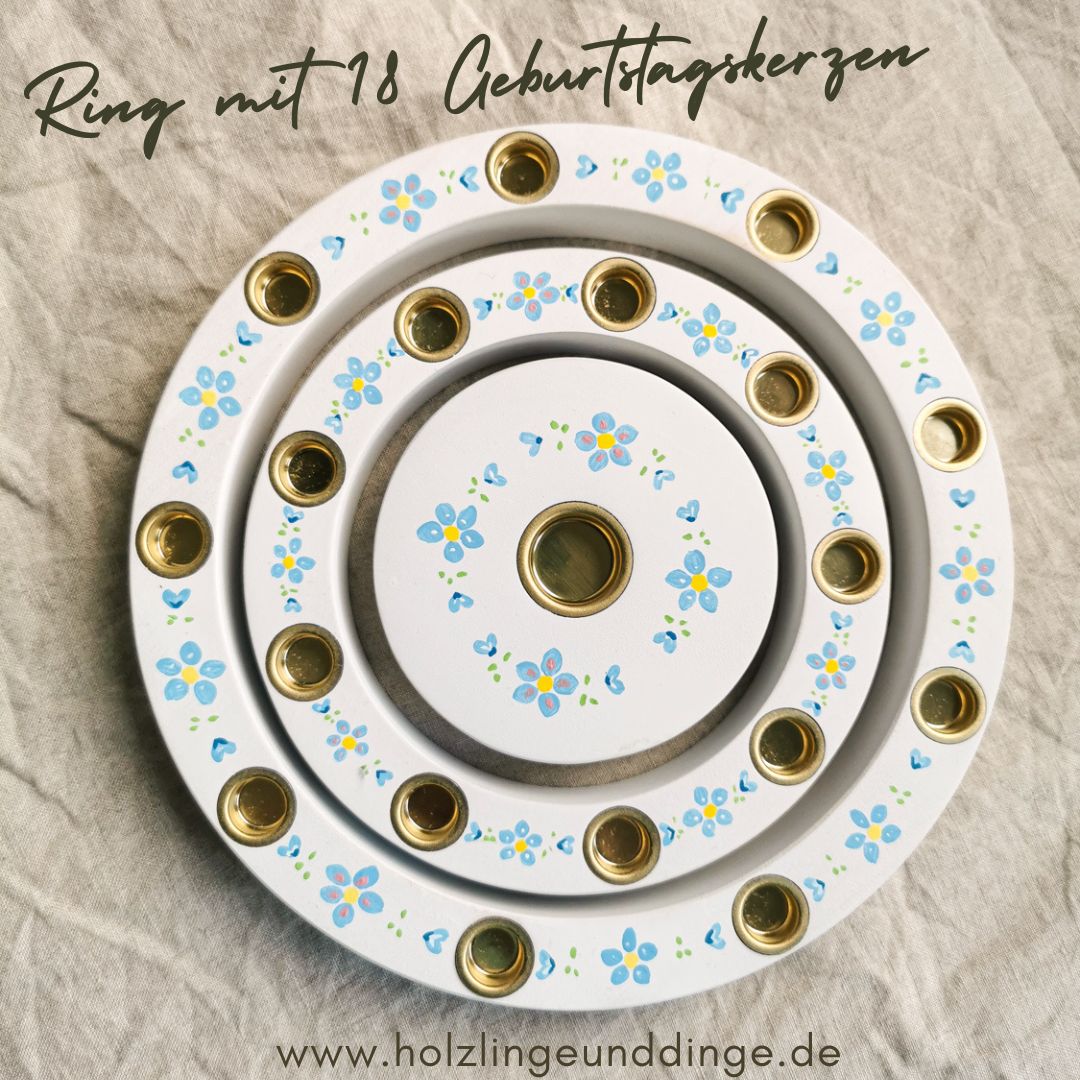 Geburtstagsring gestaltet nach euren Wünschen (Beispielbilder)