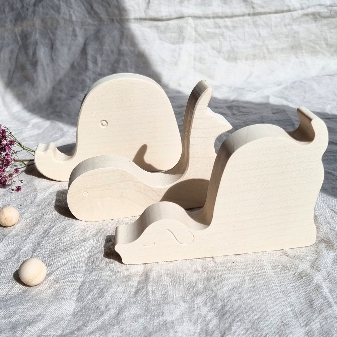 Handy-Ständer Elefant aus Holz