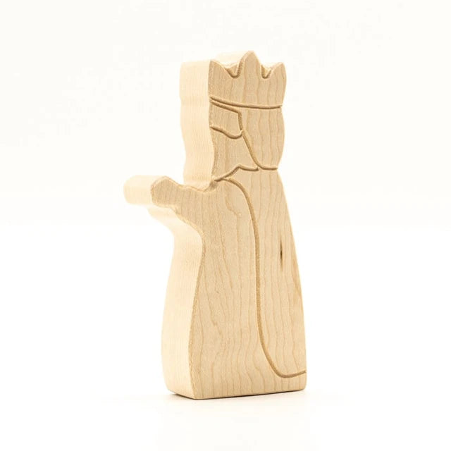 Holzlinge Holzfigur: Krippenfigur König 1